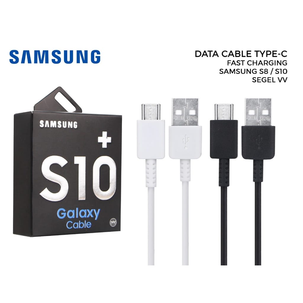 KABEL DATA SAMSUNG S8/S10 TYPE C SEGEL VV